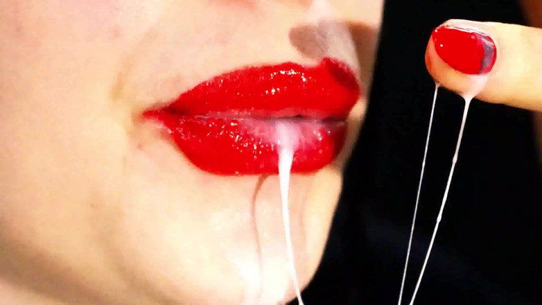 Goddess Misha Goldy: Compilation di rossetto rosso e lip provocante! 50$ invece del prezzo...