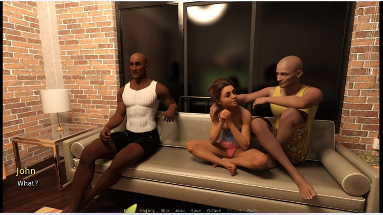 XXX Games Bunk: My hotwife - permainan gameplay - roleplay - cowgirl - istri besar pria kulit...