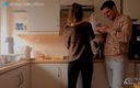 Max &amp; Annika: Kitchen Make Out with Kissing &amp;amp; Fingering - Sensual Teasing Stepsister