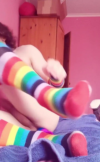 Rainbow Femboy: Bersenang-senang dengan pantat ke mulut