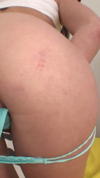 My cock rammed into her asshole - she scream like a whore