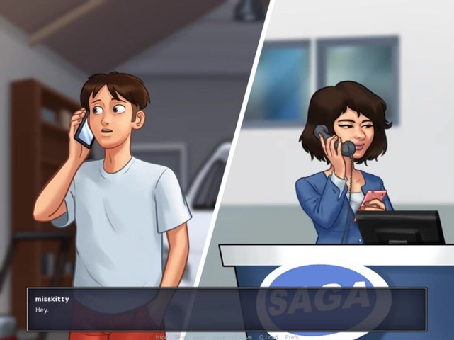 Summertime Saga V0.20.5 - Pt.239 - Car Repairing (Miss Kitty 2K)