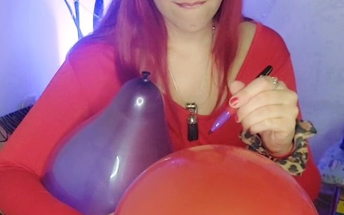 Tu Gauchita Argentina: Je m’amuse avec mes ballons dans le bureau du patron !...