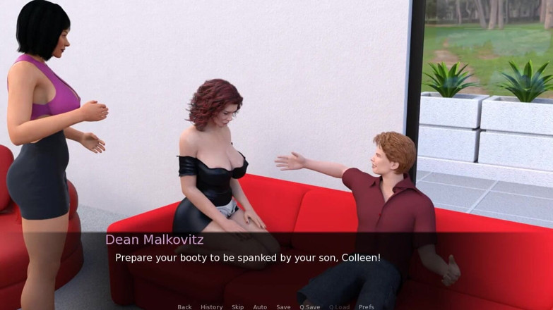 XXX Games Bunk: Milftopia - gameplay - gioco di ruolo - la matrigna in abito da...