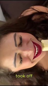 Trying Fruits I Joined the Naughty Game That the Male Did Just to Fuck Me