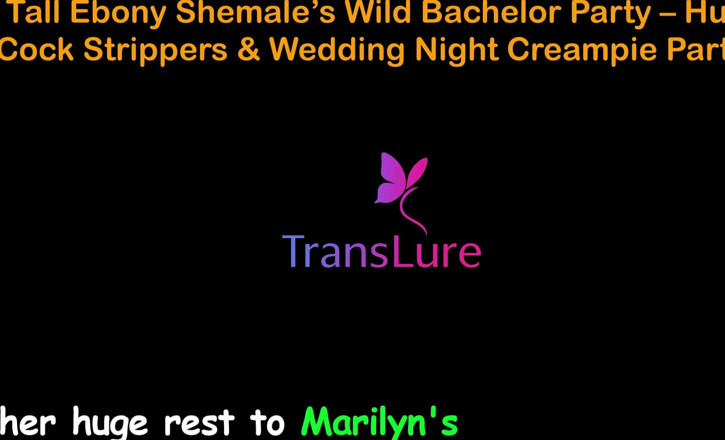 TransLure: English Audio Sex Story - Tall Ebony Shemale’s Wild Bachelor Party -...