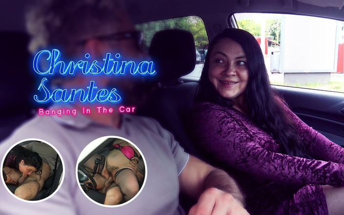 Mugur's world VR: Peluda Christina Santes fodendo no carro