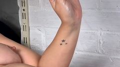 For Valentine's Day I Milked My Husbands Cock, Very Slowly and Teasingly. Big Cumshot All Over My Body!