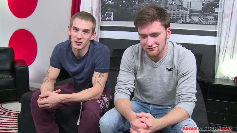 Broke Straight Boys: Dakota Ford i Ian Zamiana Blowjobs