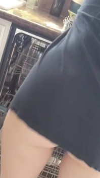 Cum and Clean the Kitchen with Me