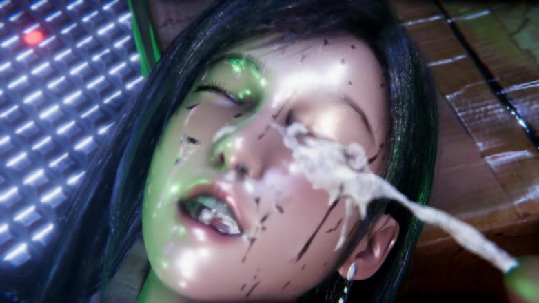 Honey Bttch: Tifa sexy gangbang
