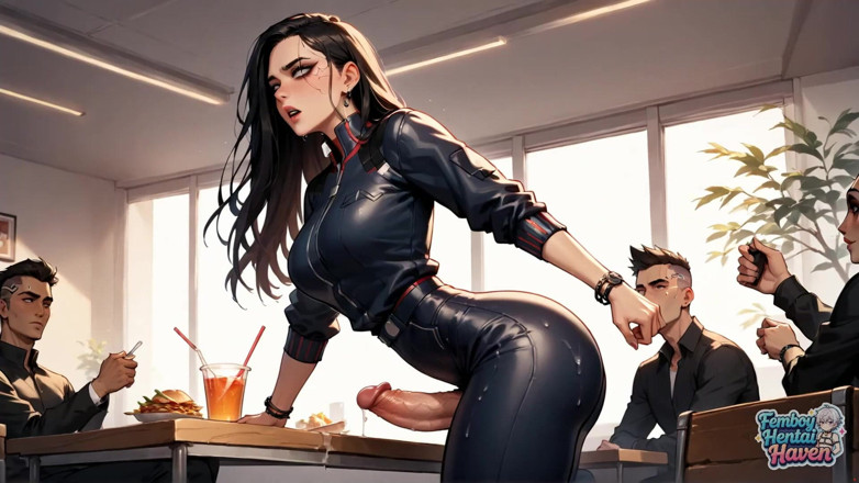 Femboy Hentai Haven: An Amazing, Futuristic Transvestite Booty Jizz Shot in a Sunlit...