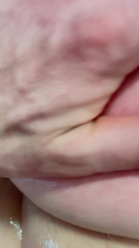 Dirty Talk Her as I Squeeze Her Cheeks and See My Cream Pie