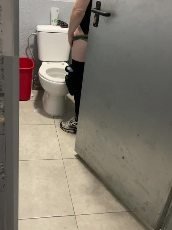 AmateurBoysPissing: Boy Opens Cubicle and Catch His Friend Peeing