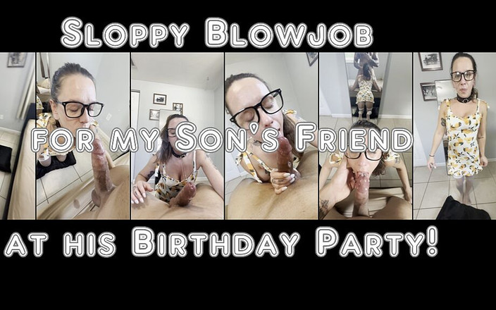 Natasha Michael Official: Грязный минет для друга моего сына