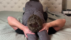 Mean Asian Wife: Agresivní dominance sezení na obličeji Wrestling headscissors