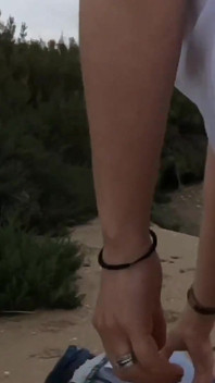 Stripping Naked and Walking on Public Beach