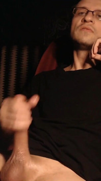 Straight Man Jerking and Cumming