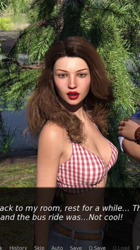 Una pensión de Masturbación 3 - Ryan ve a Abigail agarrando la polla de Jason cerca del lago