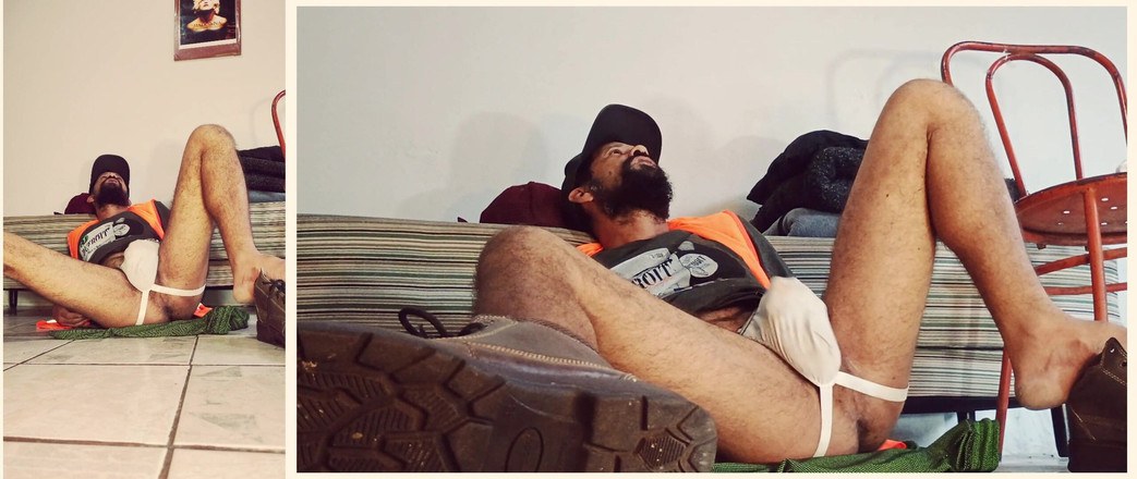 Stink HairyMale: Fumat și Fetiș Jockstrap