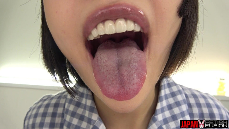 Japan Fetish Fusion: Yua Nanami’s Mouth Is Wet and Wide, Her Tongue Dripping -...