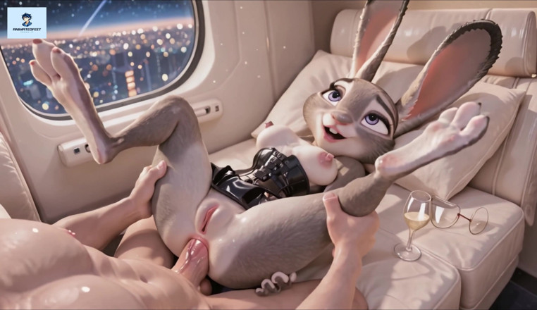 Animatedfeet: Judy Hopps, hentai, fétichisme anal des pieds, poilu