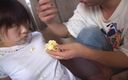 Japan Girl: He Makes Her Eat After Shower