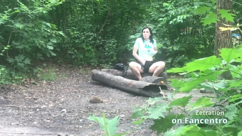 Zetration: She’s Pleasuring Her Pussy a Sweet Brunette MILF in the...