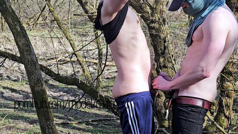 1TeddyBear1: Setkání v lese divoká venkovní vášeň