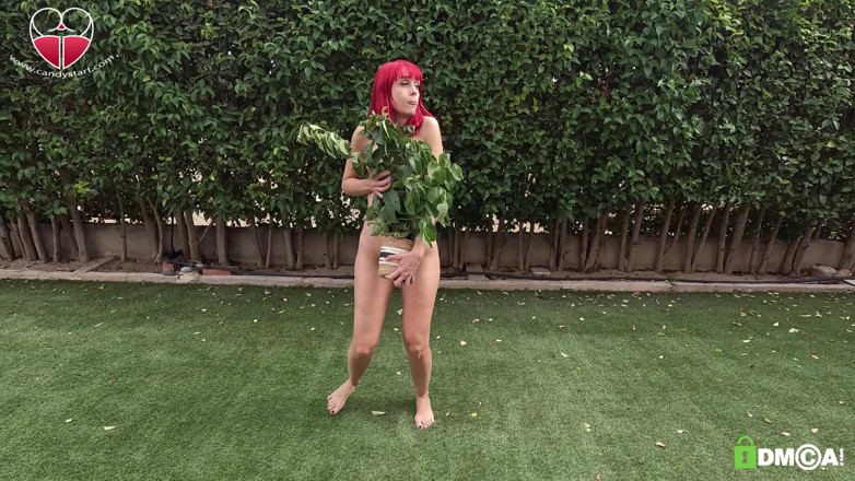 Candystart Videos: Umilire în aer liber cu vedere la persoana 1, goală și blocată