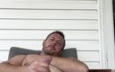 Grant Acres: Daddy Strokes Big Cock on Back Porch