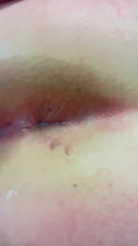 Dirty Talk Her as I Squeeze Her Cheeks and See My Cream Pie