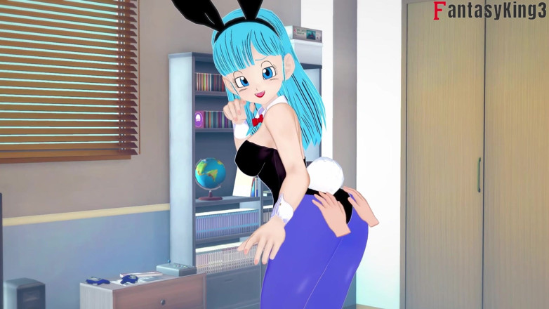 Fantasy king: Bulma e Goku fodem enquanto o Android 18 assiste - Dragon Ball...