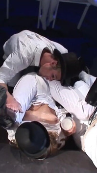 Hot small tits chick anally screwed from her horny dude