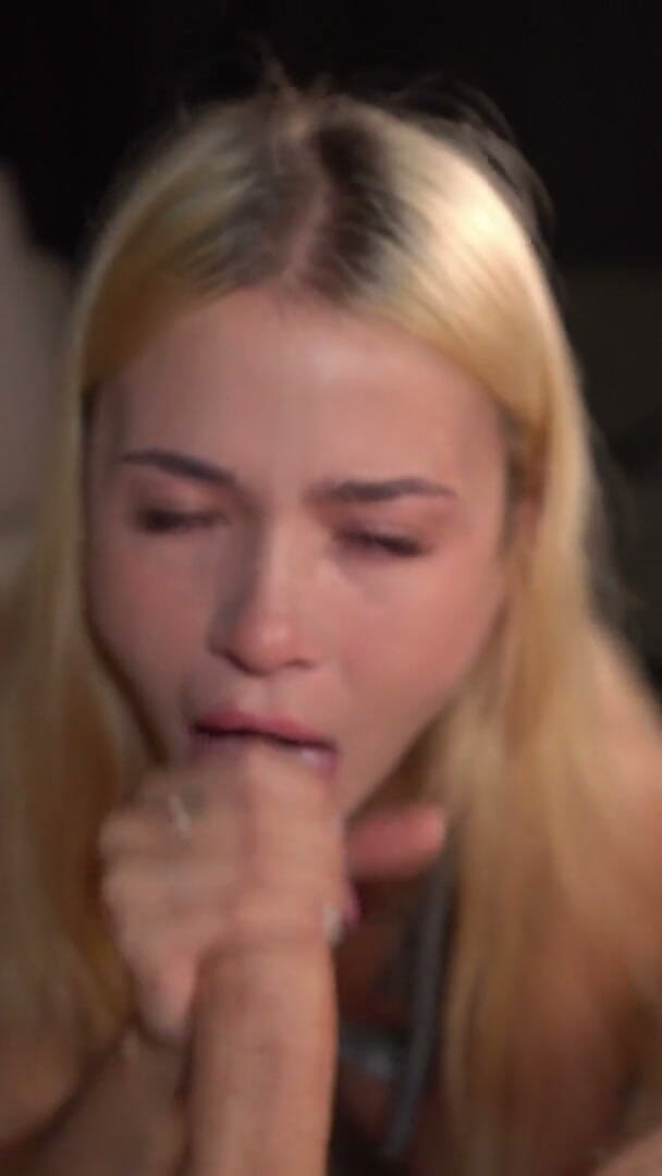 CentauriHadar: Blonde Rims Him, Takes Rough Deepthroat &amp; Gets Her Pussy Pounded...