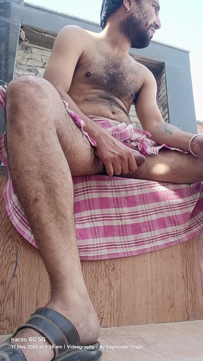 Rajasthani-old-lover: Výstřik na indického sexy muže