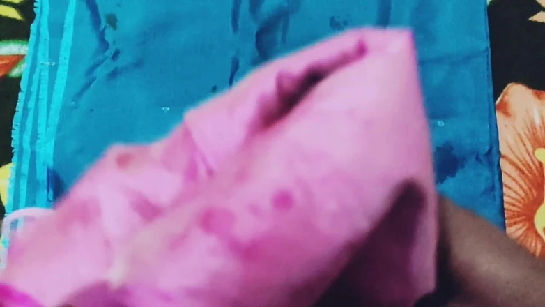Satin Silk Handjob Porn - Cum on Satin Silky Green Salwar of Bhabhi 82