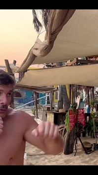 Punching Bag on Zipolite Beach