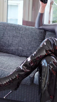 Femdom POV Strap-on Video: Jerk off Instructions and Goon, Dirty Talking Mistress