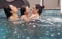 MF Video Brazil: 女同3次亲吻女郎
