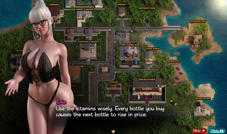 Porny Games: Treasure of Nadia: Motorboating and huge sperm unloads on cute...