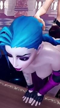 เย็ดจิงซ์จากด้านหลัง - League of Legends: 3D Porn Parody