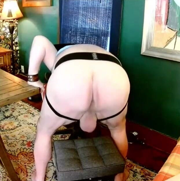 beardaddychub: Daddy Jerks for Stepson on Cam