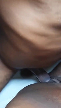 Africký baculatá velká kráska s velkým zadkem dostává velký péro Krissyjoh a udělá ho