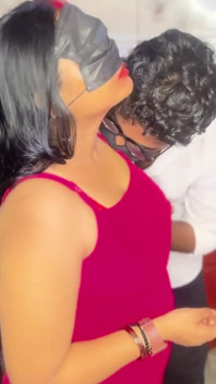 Blindfolded Hot Indian Wife Kitchen Sex with Husband Hardcore Blindfold Fucking Hindi Video