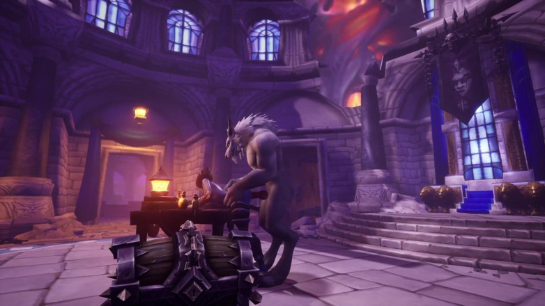 Wraith ward: Werewolf mengambil ELF malam dari belakang