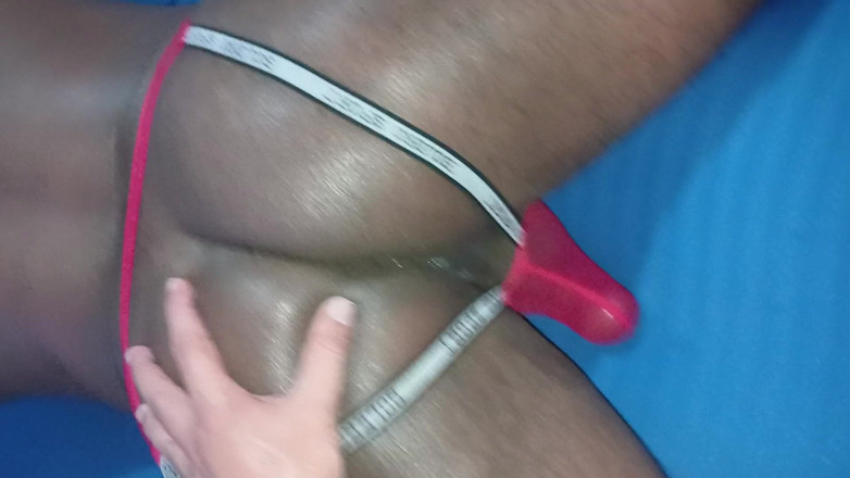 Vikingoazul: Black Femboy with Good Lingerie a Delight That Ass and...