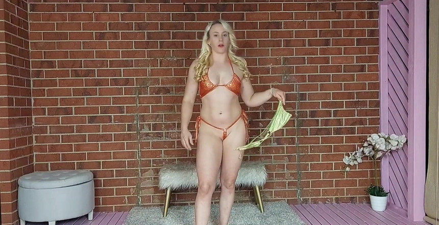 Michellexm: Stripper Micro Bikini Try on Haul