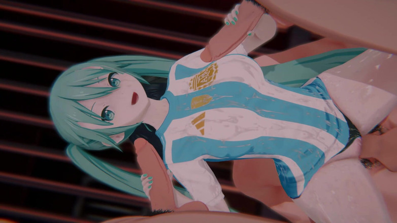 Tomu aisuman: [3d Hentai] - Hatsune Miku (argentina) Penalti Akhir Piala Dunia 2026 (Penyokong Argentina terikat &amp;...