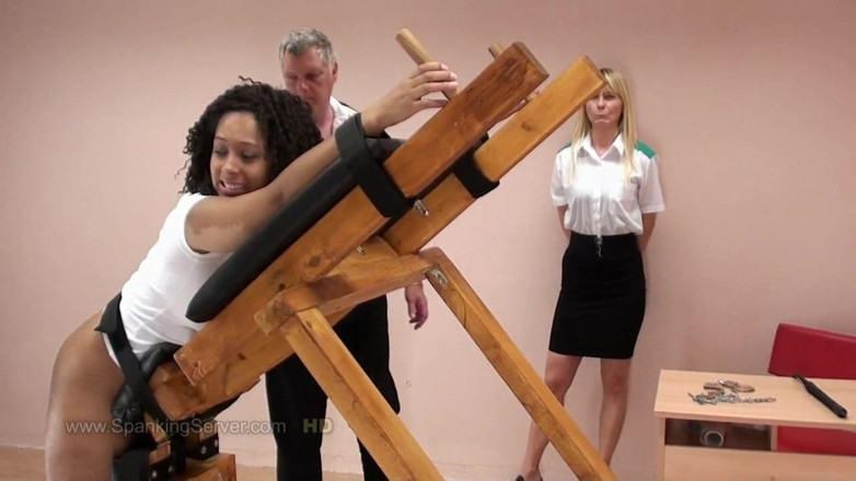 Spanking Server: Danielle, big ass ebony whipping